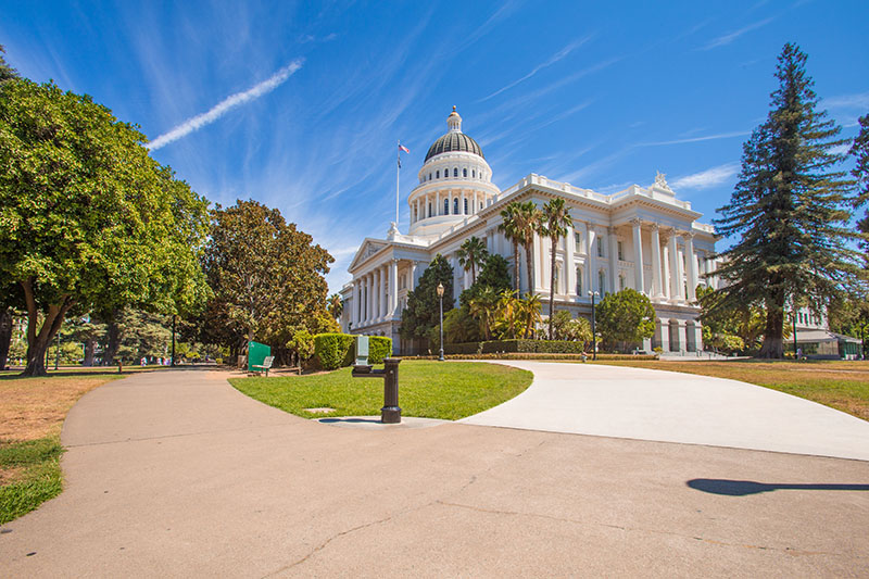 California Capital Building in Sacramento