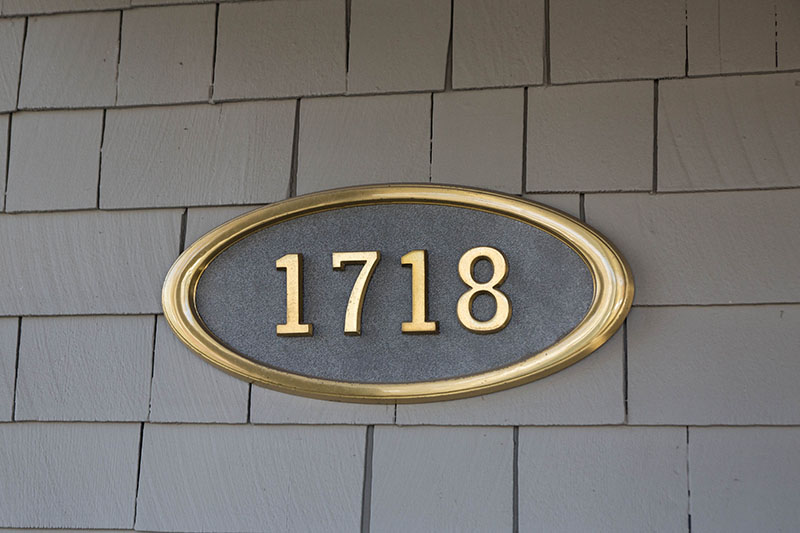 Address Plaques Carpenter Sievers Address Plaques